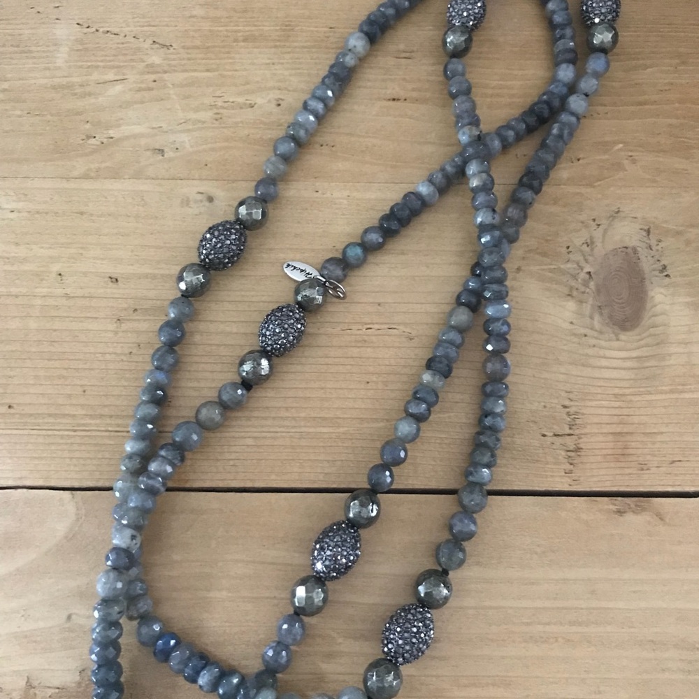 Neimans Gemstone long necklace.